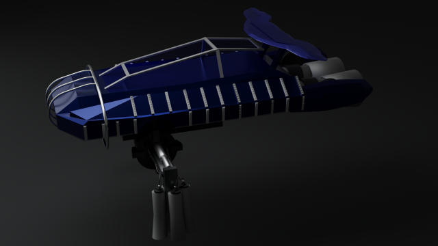 Flying car 3Dモデル .c4d .max .obj .3ds .fbx .stl .blend 