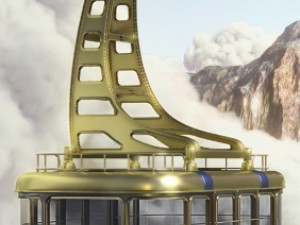 Cable car 3D Model