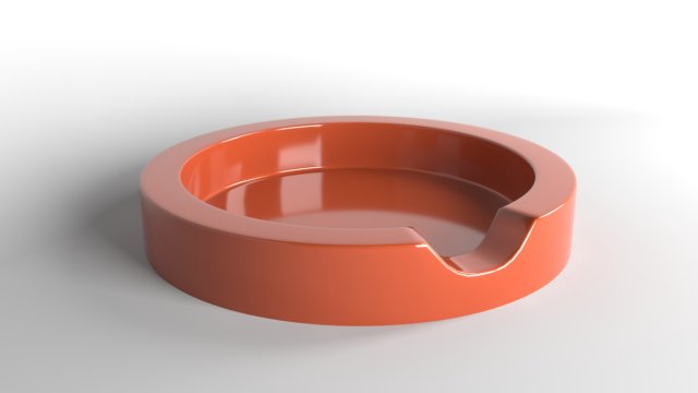 Ashtray 3Dモデル .c4d .max .obj .3ds .fbx .stl .blend