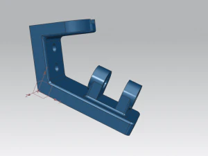 제어 브래킷 3D 모델