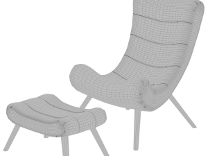 Designer chair snail 3Dモデル
