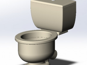 Toilet bowl 3D 模型