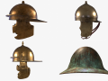 Roman helmet pack 3D Models