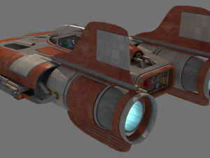 A-Wing 3D Model