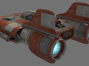 A-Wing 3D Model