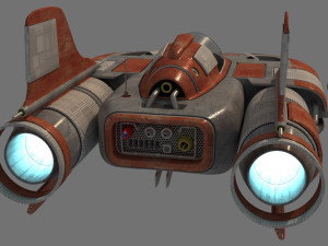 A-Wing 3D Model