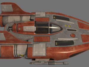 A-Wing 3D Model