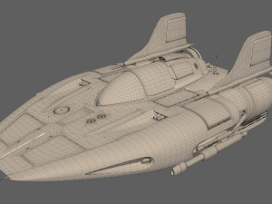 A-Wing 3D Model