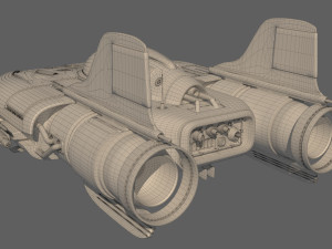 A-Wing 3D Model