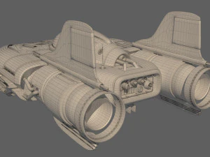 A-Wing 3D Model