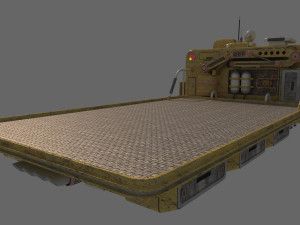 Cargo Landspeeder 3D Model