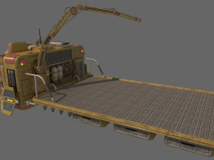 Cargo Landspeeder 3D Model