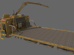 Cargo Landspeeder 3D Model