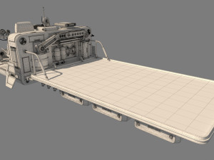 Cargo Landspeeder 3D Model
