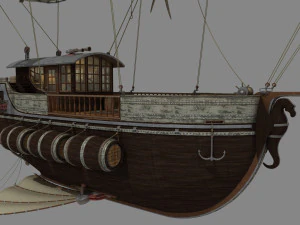 Cargo Airship 3D Model