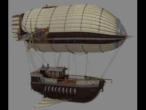 Cargo Airship 3D Model