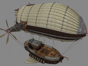 Cargo Airship 3D Model