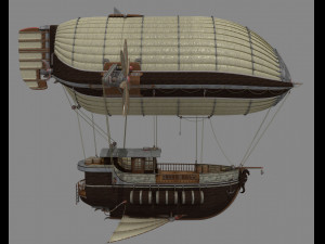 Cargo Airship 3D Model