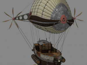 Cargo Airship 3D Model