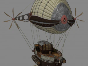 Cargo Airship 3D Model