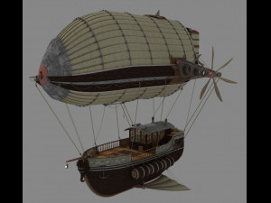 Cargo Airship 3D Model