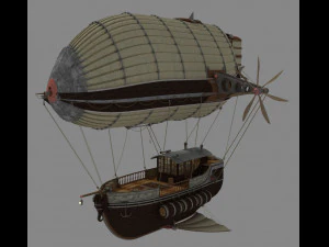 Cargo Airship 3D Model