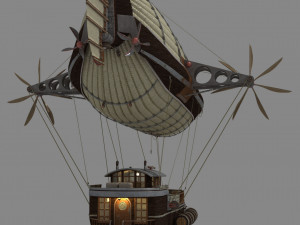 Cargo Airship 3D Model