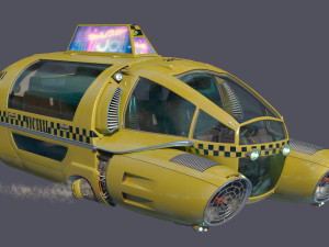 3D Air TAXI model 3Dモデル