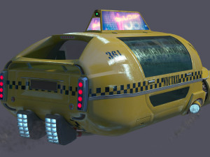 3D Air TAXI model 3D Model