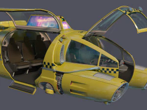 3D Air TAXI model 3D Model