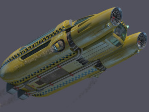 3D Air TAXI model 3D Model