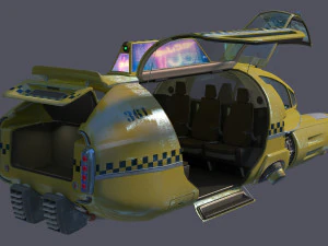 3D Air TAXI model 3D Model