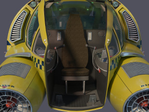3D Air TAXI model 3D Model