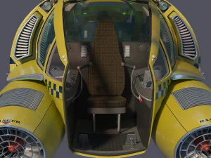 3D Air TAXI model 3D Model