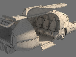 3D Air TAXI model 3D Model