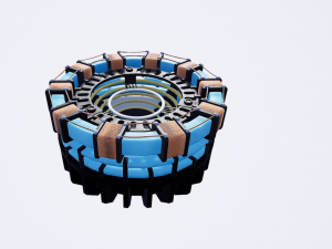 Arc reactor Modèle 3D