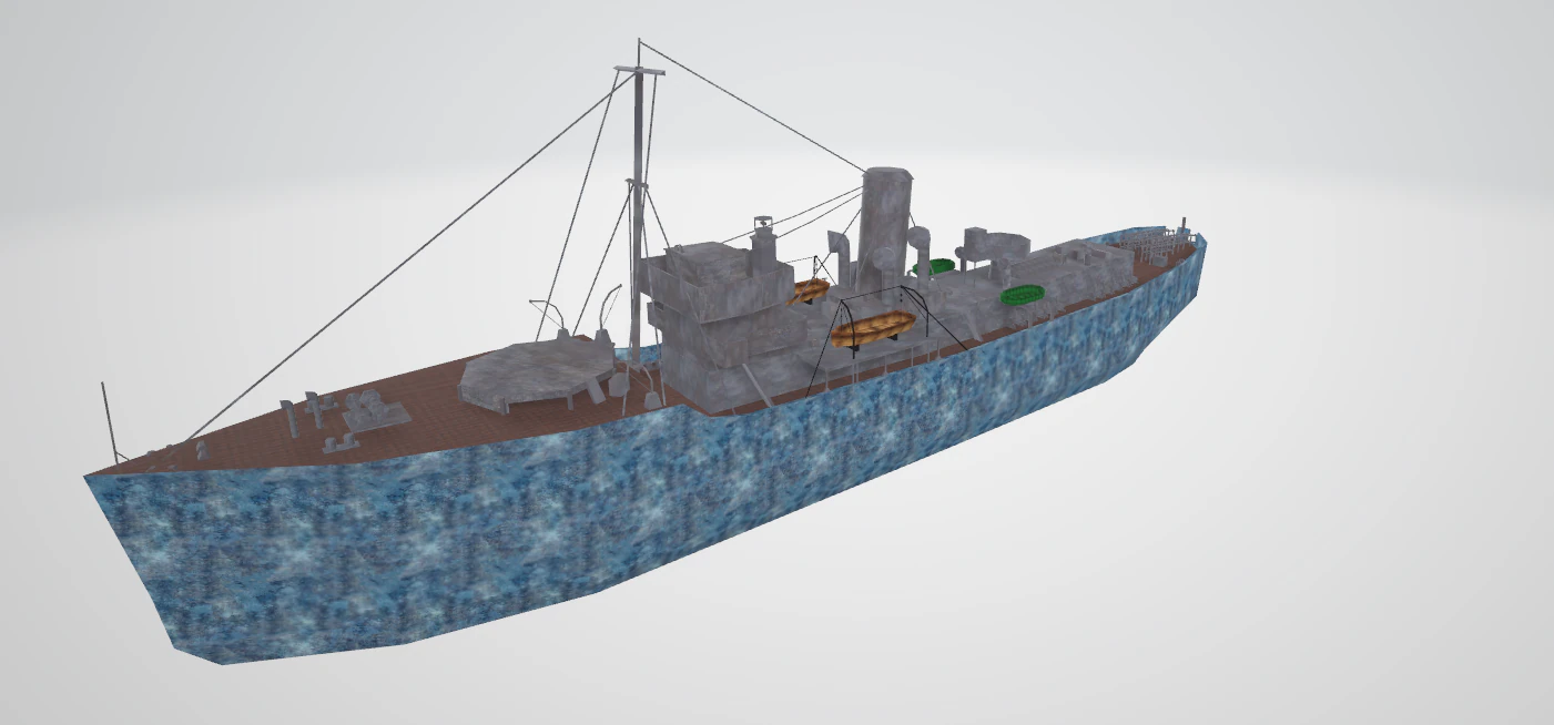 Ship 3D Model .c4d .max .obj .3ds .fbx .stl .blend 