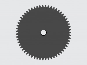 Tooth gear Modello di stampa 3D