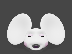 Sumdang mouse animal friends Korean anime character 3D 模型
