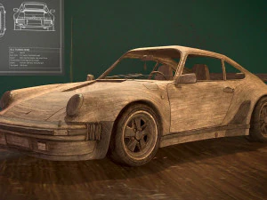 Porsche 911 930 Turbo 3D Model