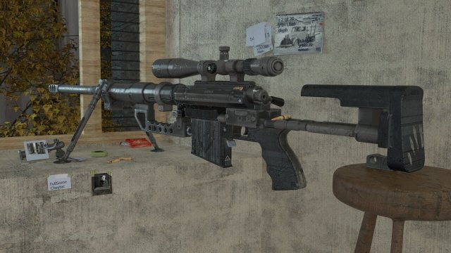 CheyTac 3D Модель .c4d .max .obj .3ds .fbx .stl .blend 
