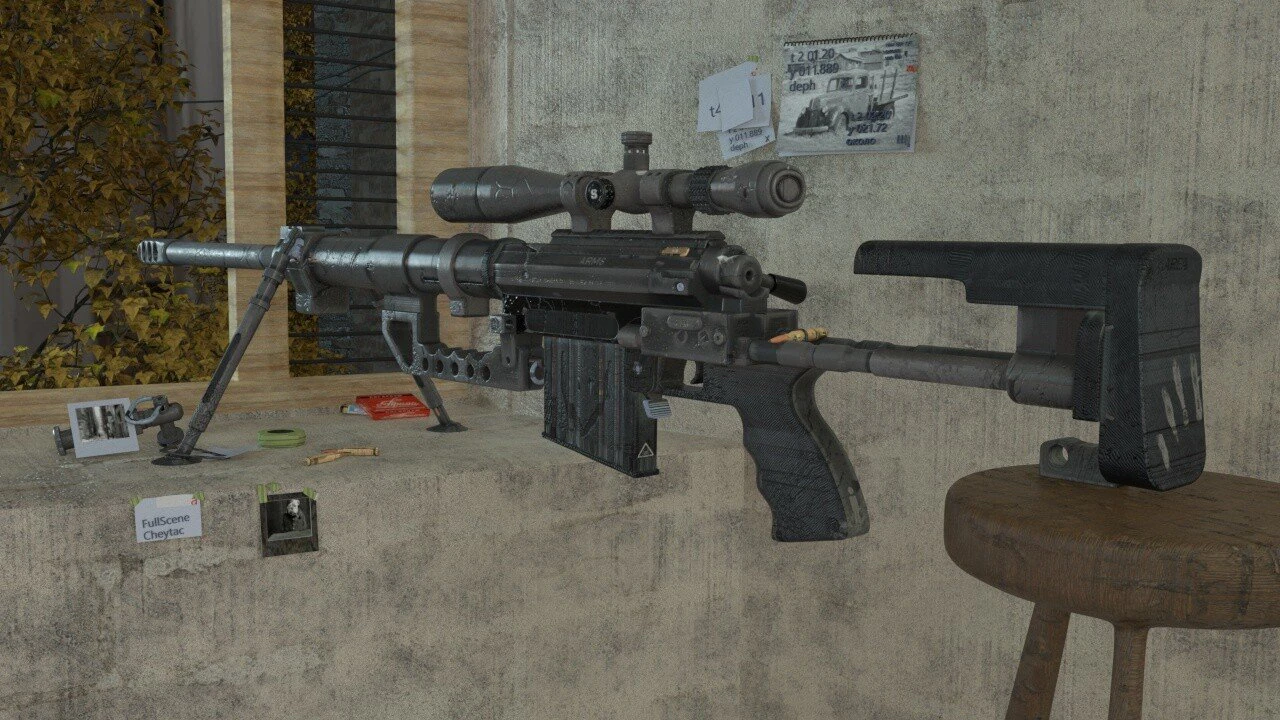 CheyTac 3D Model .c4d .max .obj .3ds .fbx .stl .blend