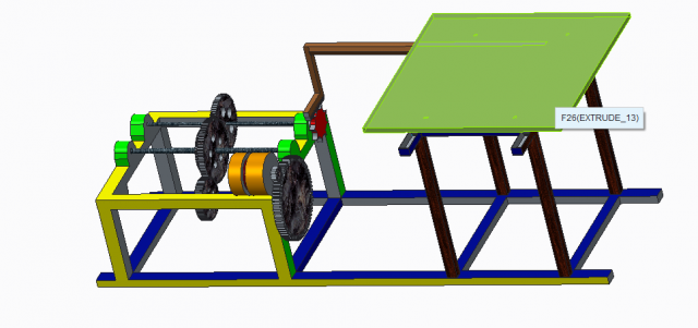 Road power generator 3D Modell .c4d .max .obj .3ds .fbx .stl .blend 