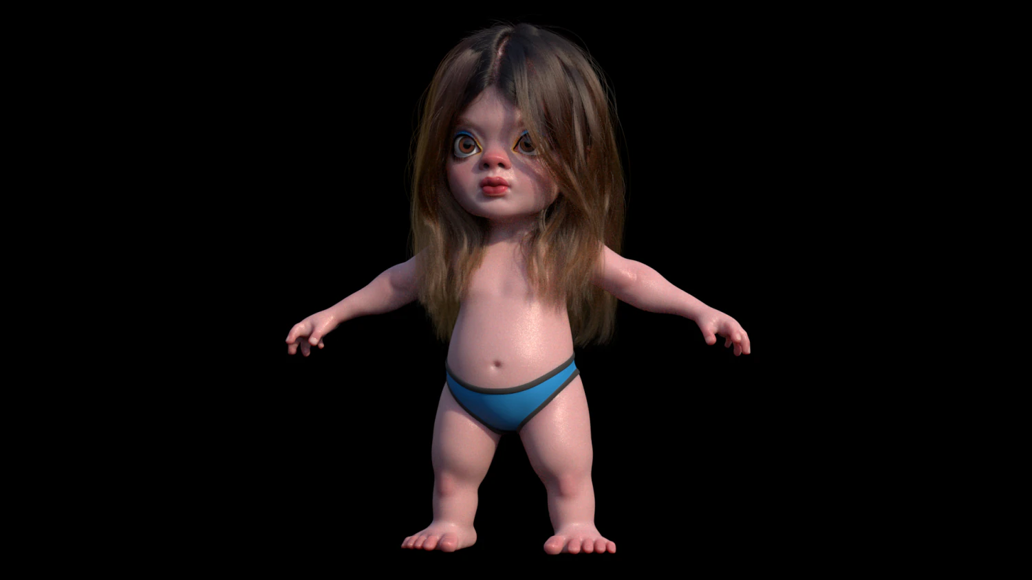 Child 3D Model .c4d .max .obj .3ds .fbx .stl .blend