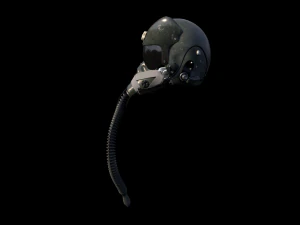 Pilot Helmet 3D Model
