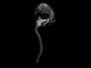 Pilot Helmet Model 3D