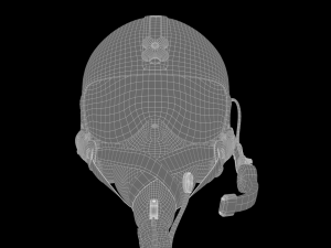 Pilot Helmet Model 3D