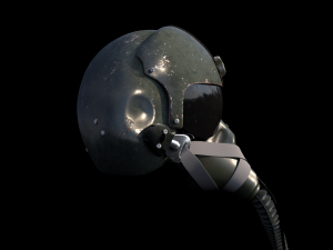 Pilot Helmet Model 3D