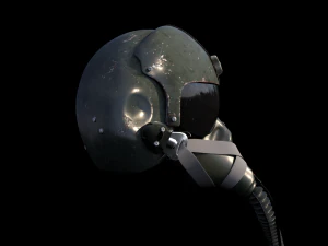 Pilot Helmet 3D Model