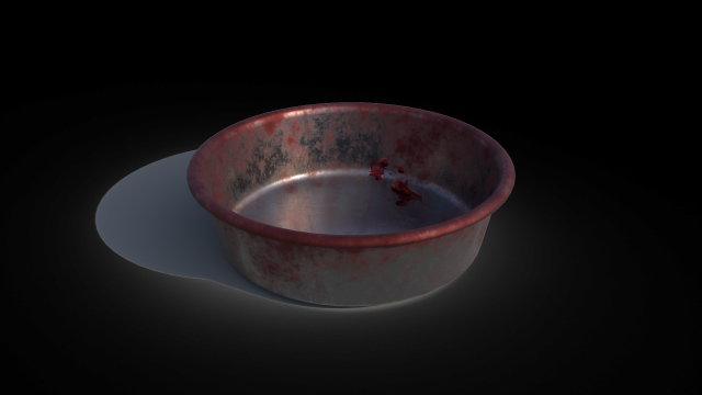 Bloody Dish Model 3D .c4d .max .obj .3ds .fbx .stl .blend 